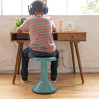 ECR4Kids ACE Active Core Engagement Wobble Stool, 18-Inch Seat Height, Flexible Seating, Seafoam | Durable plastic, GREENGUARD Gold Certified, 13 years +, 220 lb capacity, fully assembled, flexible seating for classroom use
