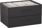 CYhom Under Bed Storage Bins Frame Storage Box Oxford Fabric Sturdy Underbed Container Foldable Stackable Large Capacity Clothes Organizer