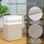 OIAHOMY 91L Laundry Hamper, XXXLarge Laundry Basket, Collapsible Cotton Rope Basket,Woven Storage Basket for Blankets,Clothes,Pillows-16x15x24-Yellow
