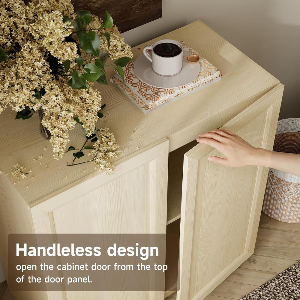 FENSULN Modern Sideboard Accent Buffet Storage Cabinet Display Buffet Cabinet...
