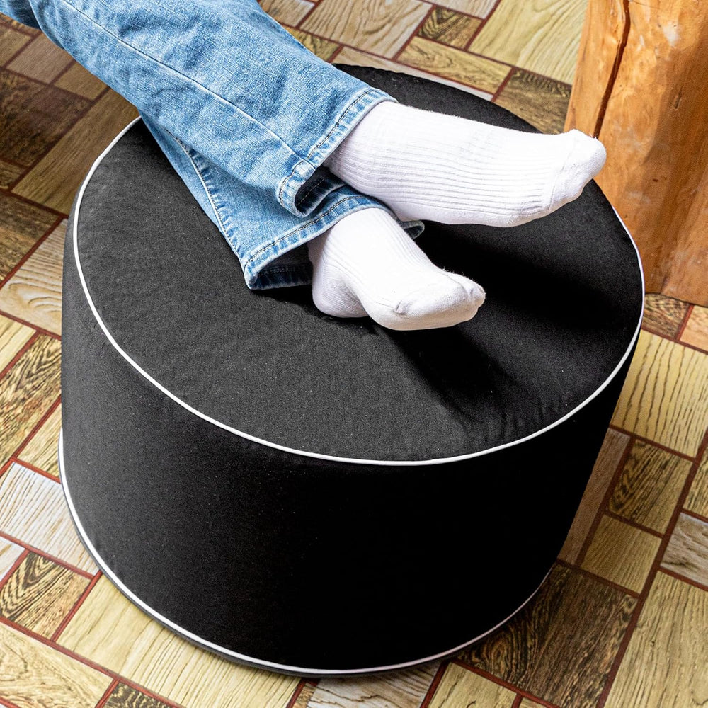 Outdoor Ottomans for Patio Pouf Waterproof Fade-Resistant Ottoman Foot Rest f...