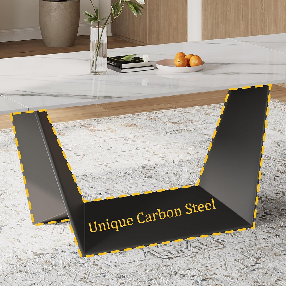 Modern Expandable Dining Table - 63" to 95" Extendable Dining Room ...