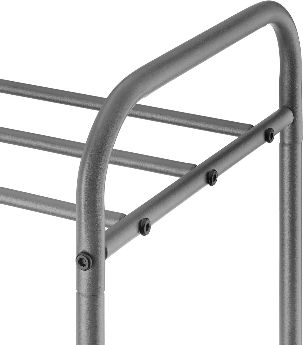 Whitmor 3 Tier Rolling Cart, Portable Closet, Metal Rolling Storage Cart,Suit...