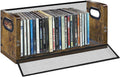 PUTNATRURE CD Storage Box, Hold 38 CD Cases, Stackable Music Tower with Magnetic Opening Door for Easy Access, Desktop Disc Organizer for Home and Office