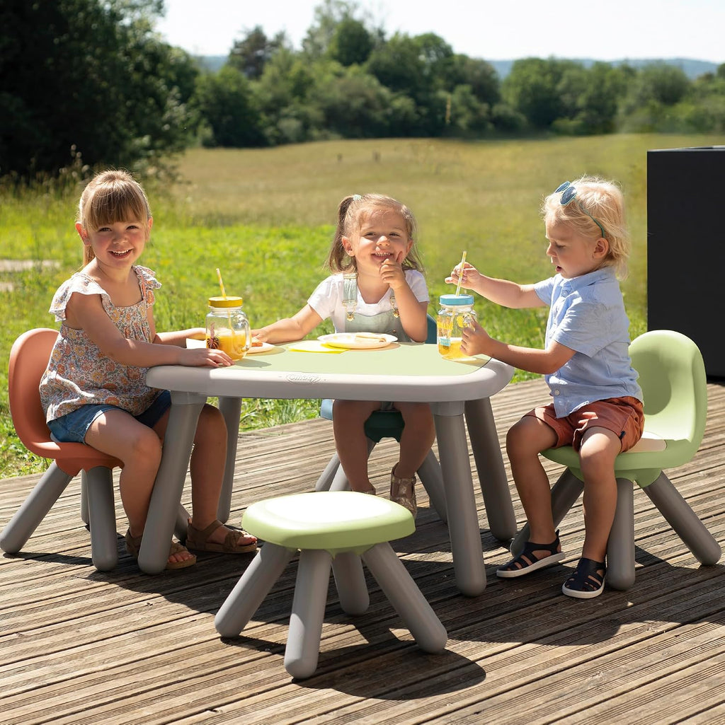 Smoby Life Kid Terracotta Chair - Indoor and Outdoor Use - Anti-UV Treated - Recycled Material - From 18 Months - Made in France