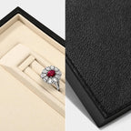 Oirlv Black Velvet Jewelry Display Tray 9.84"x7.09" | Black Velvet Tray, Soft Plush Surface, Elegant Black Finish, Perfect for Jewelry Display and Organization
