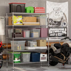 24" Deep x 54" Wide x 74" Height Wire Shelving Kit | 5-Tier | NSF Commercial Storage Rack Unit
