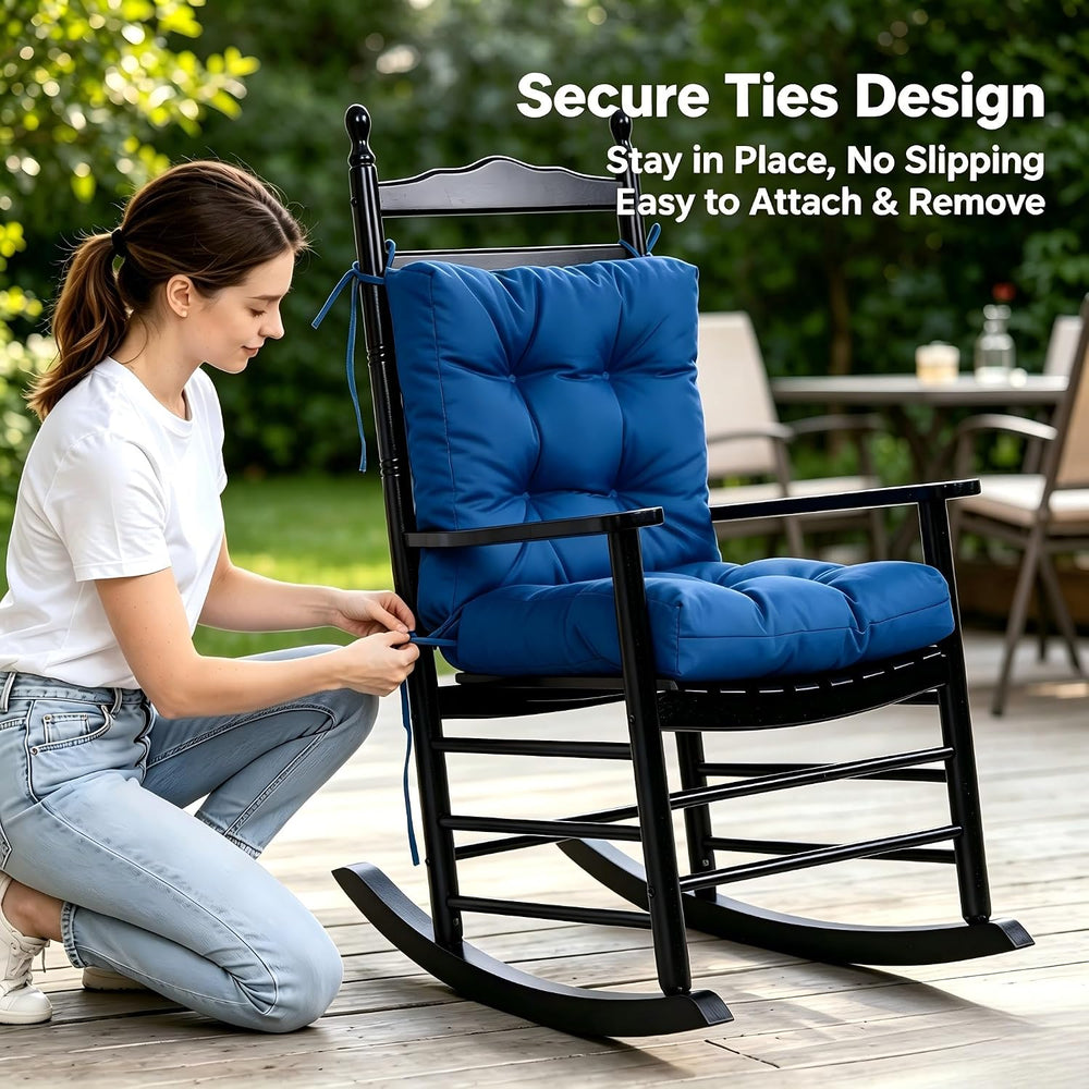 QILLOWAY Outdoor Chair Cushion for Patio Furniture, Waterproof Patio Cushions...
