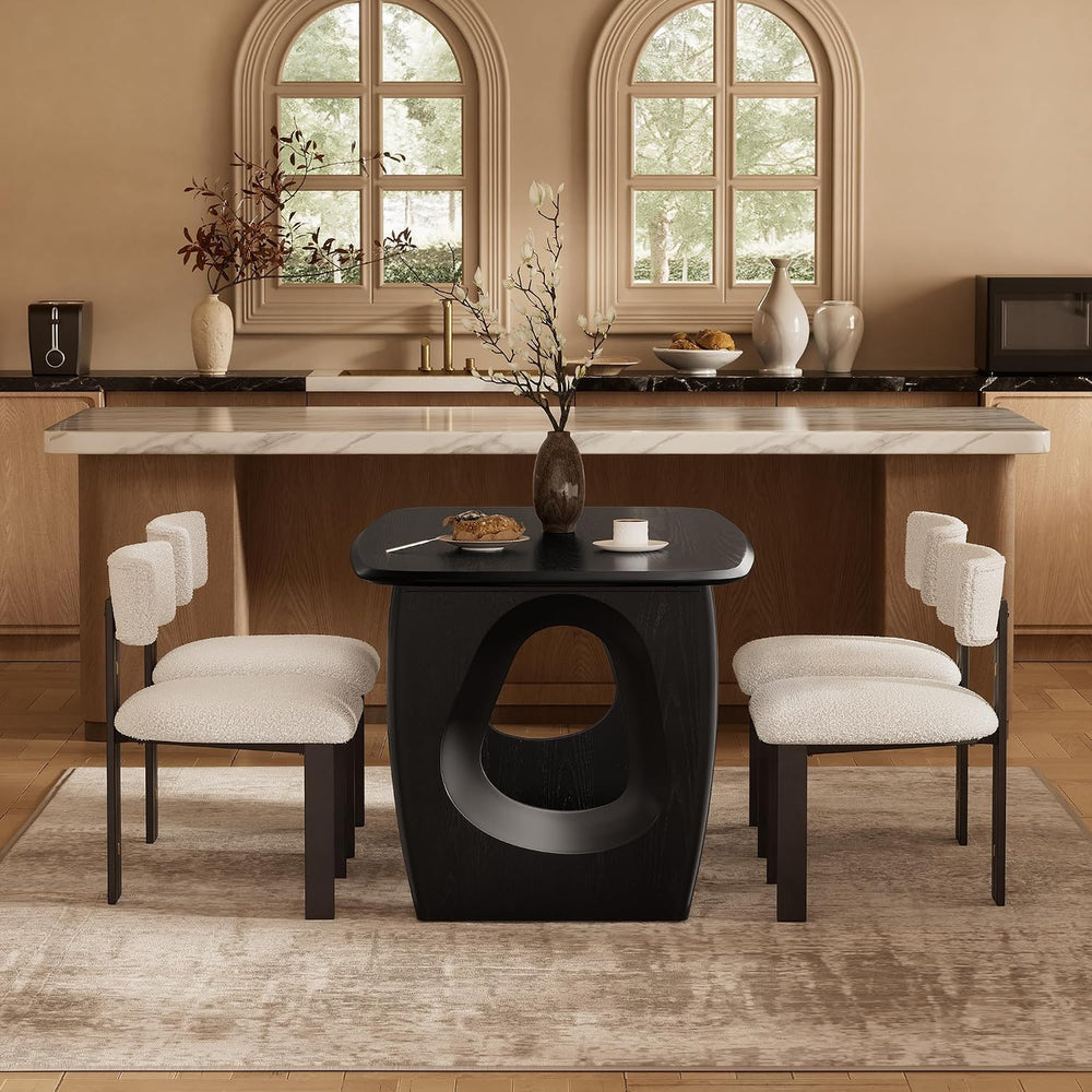 Morden Fort Modern Dining Table for 4-6 People,68'' Rectangle Dining ...