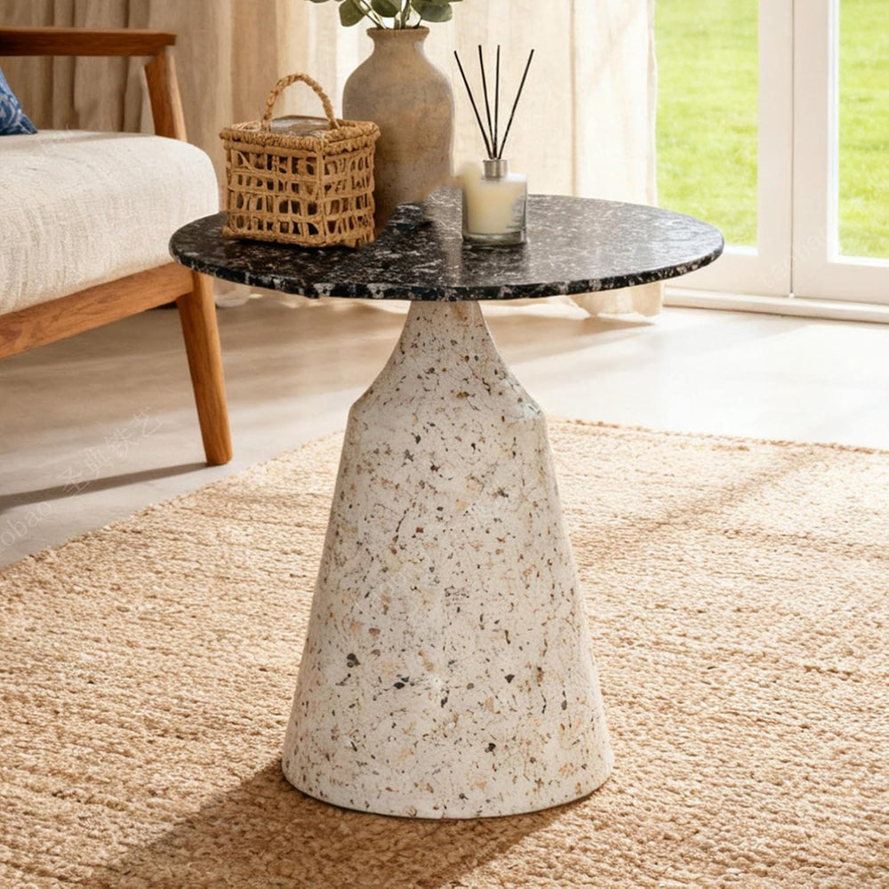 Bedside Table, Living Room Side Table or Corner Table, Small Balcony Table, S...