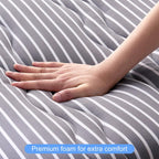 jzbearapt Premium Foam Japanese Floor Mattress Futon Mattress,100% High Density Comfortable Foam,Thicken Tatami Mat Sleeping Pad,Portable Kids Adults Sleeping Mats for Guest Room, Dormitory