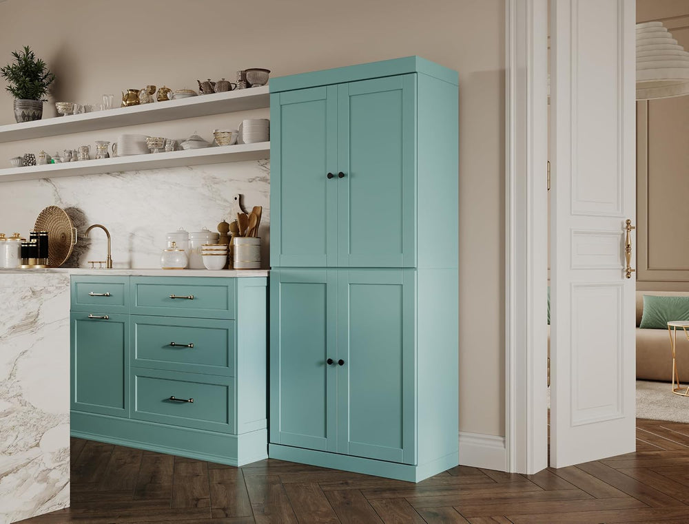 Palace Imports Solid Wood Kitchen Pantry Cabinet - 71.5" Tall x 32"...