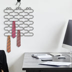 Deco Brothers Scarf Hanger for Closet, 23 Loop, Chrome