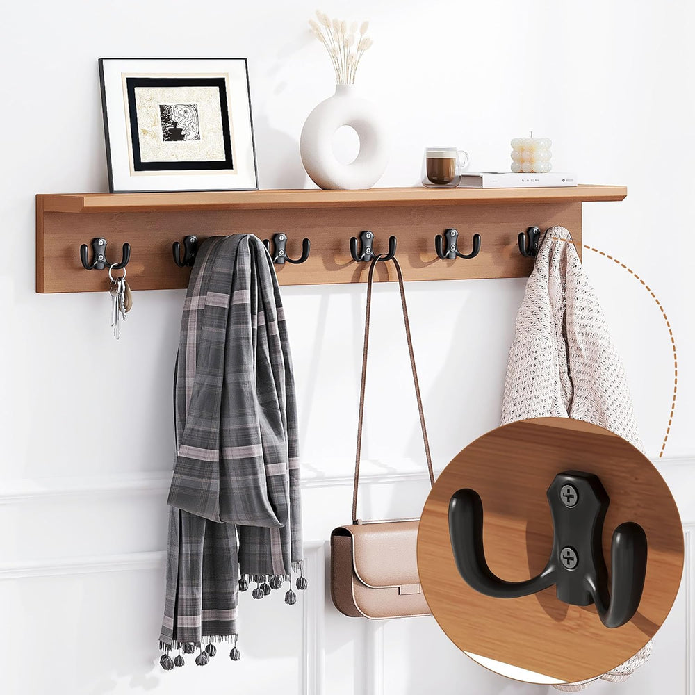 PETKABOO 39.4" Shoe Bench with Coat Rack Hidden Drawer and Side Holder, ...