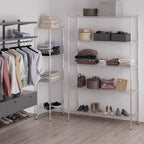18" Deep x 54" Wide x 86" Height Wire Shelving Kit | 5-Tier | NSF Commercial Storage Rack Unit
