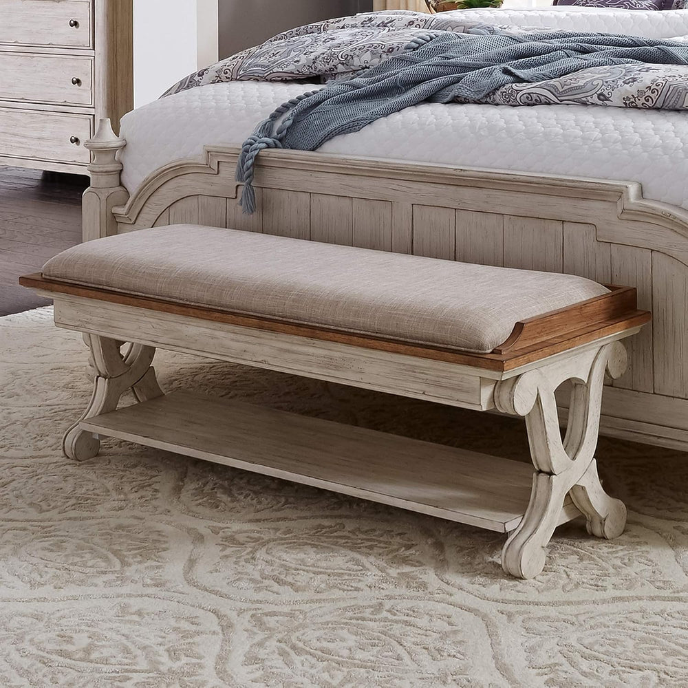LIBERTY FURNITURE INDUSTRIES, INC. Farmhouse Reimagined Bed Bench