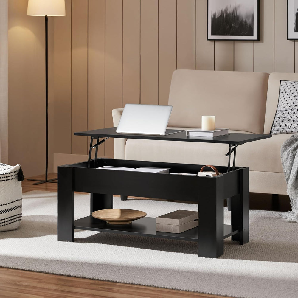 Yaheetech Lift Top Coffee Table and End Table Sets, 3-Piece Living Room Set |...