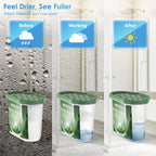 Moisture Absorbers 12 Pack, Fresh Fragrance Closet Dehumidifier for Bathroom, Car ＆ Basement, 10.5 oz Refillable Humidity Absorber Boxes