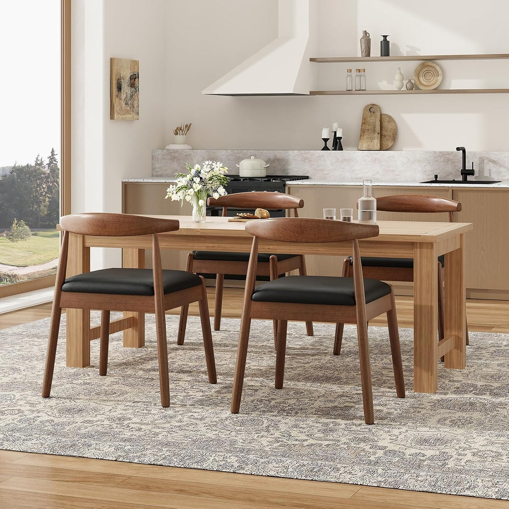 Soohow Dining Chairs Set of 2, Mid Century Modern Kitchen & Dining Room C...