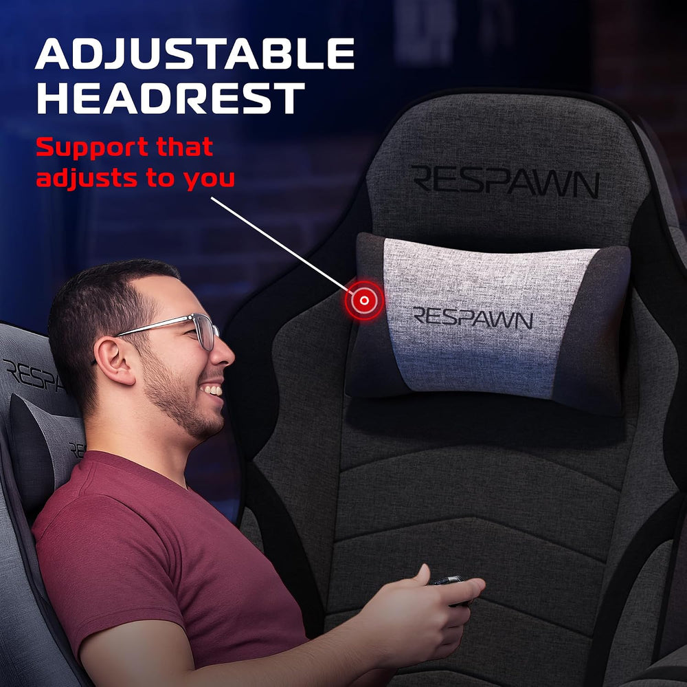 RESPAWN 900 Gaming Recliner Chair with Footrest, Cup Holder and Swivel | Ergo...