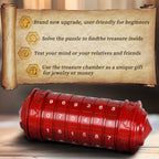 Da Vinci Code Numeric Cryptex Money Puzzle Box for Cash Gift, Jewelry Box with Hidden Compartment, Unique Puzzle Gift for Adults Brain Teaser Valentine’s Day Wedding & Anniversary Present