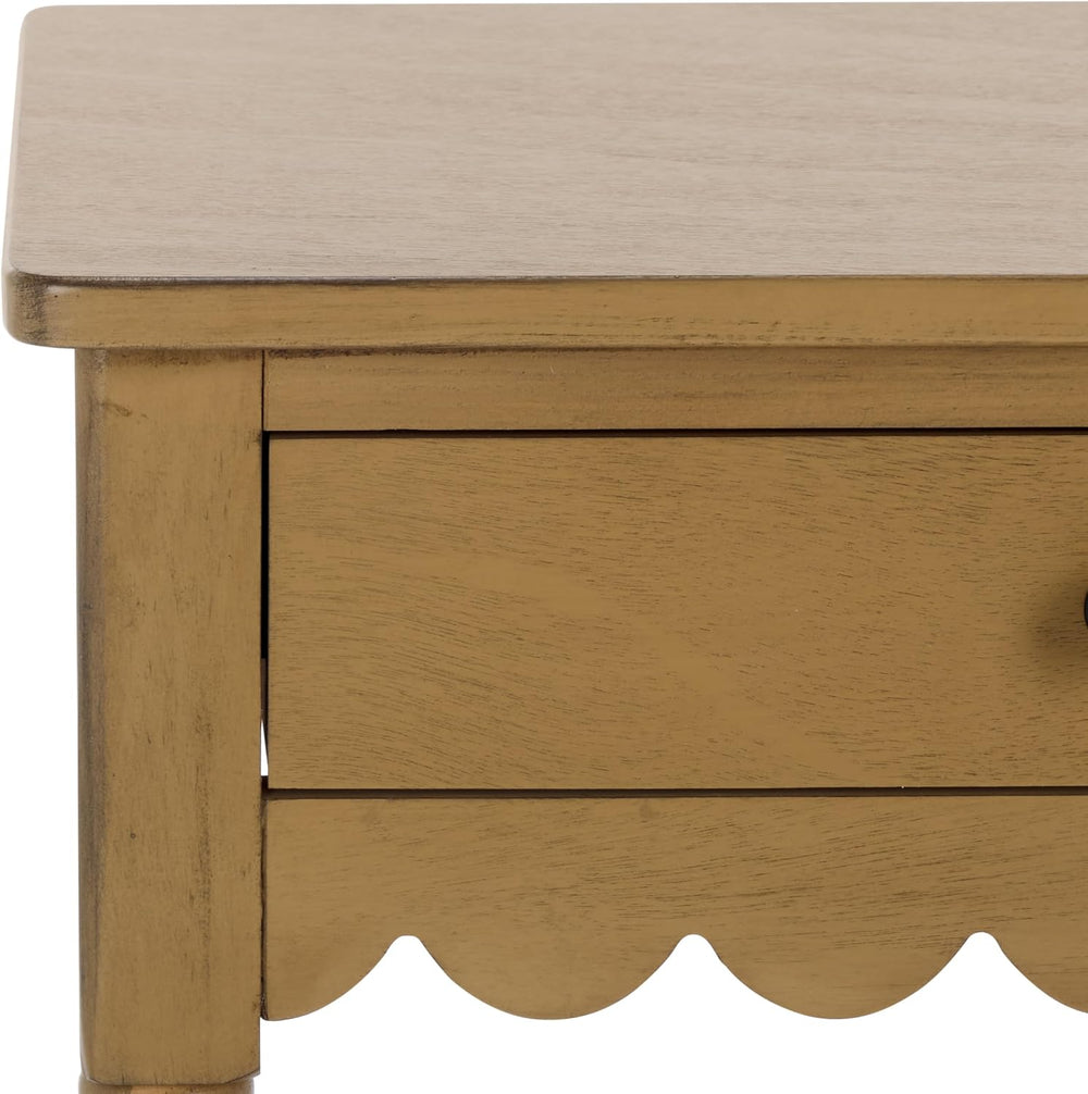 SAFAVIEH Home Collection – Haven Desert Brown Accent Table with Drawer & ...