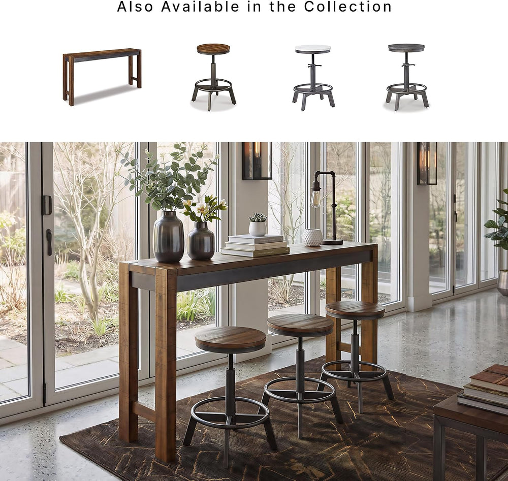 Signature Design by Ashley Counter Height Dining Table, 72-in Behind Couch