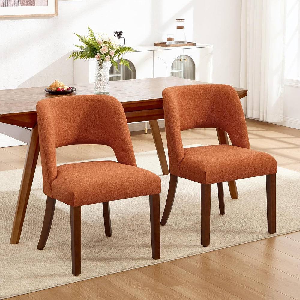 Dining Chairs Set of 2,Modern Dining Room Chairs with Thick Cushions,Upholste...