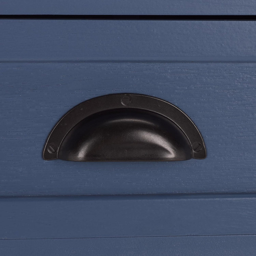 SAFAVIEH Home Collection - Christa Entryway Console Table, Blue Solid Wood 3-...