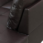 L-Shaped Combination Sofa Set, Luxurious Synthetic Leather Living Room Sofa, Suitable for Living Rooms, Bedrooms, Apartments, and Offices