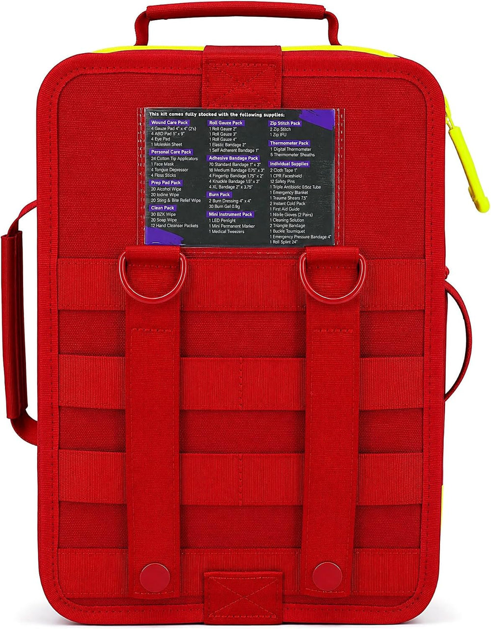 Lightning X Large 364pc First Aid Kit, OSHA ANSI Class B+, IPX7 Waterproof, C...
