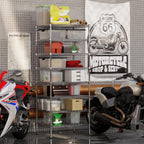 24" Deep x 30" Wide x 74" Height Wire Shelving Kit | 8-Tier | NSF Commercial Storage Rack Unit
