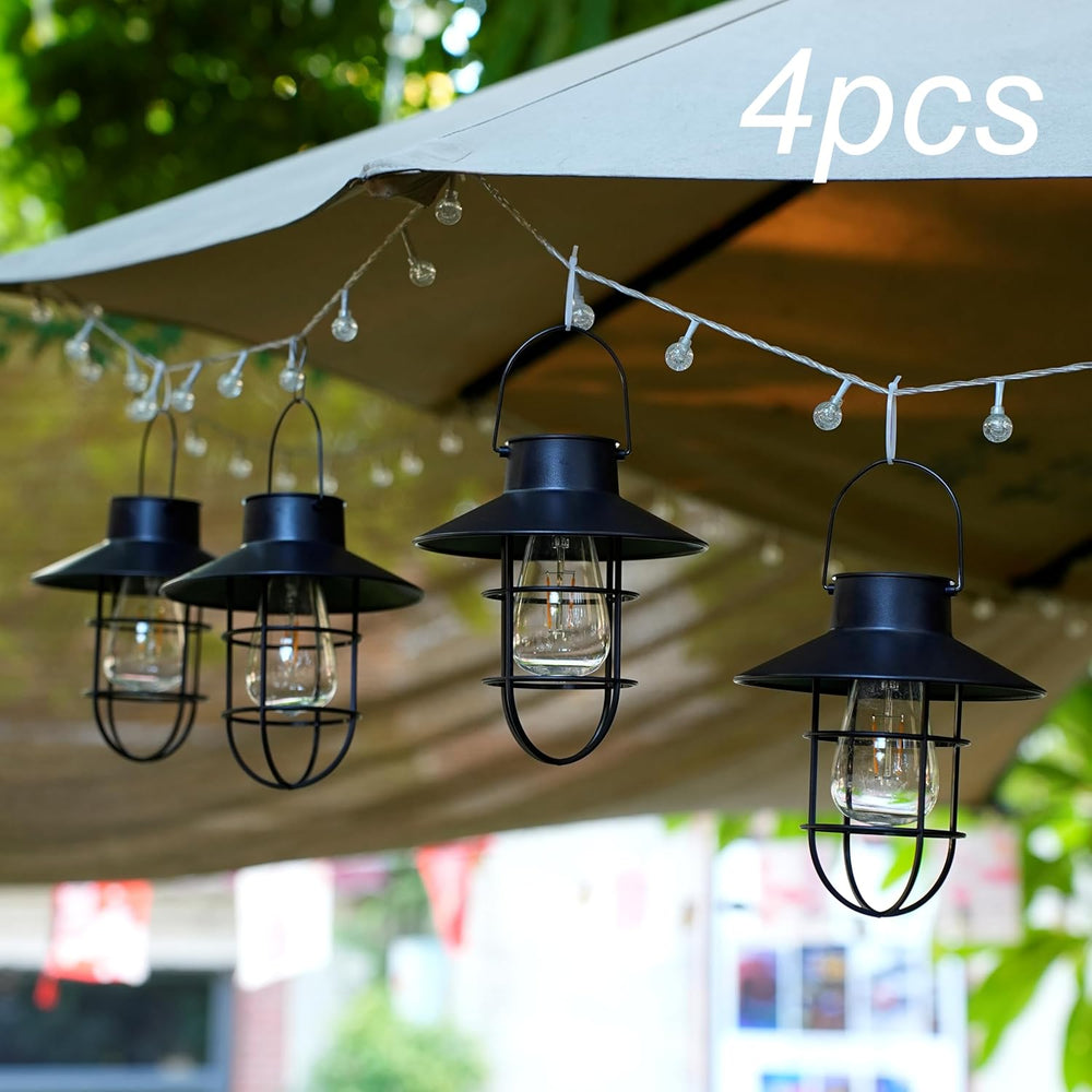 4 Pack ‌Solar Lanterns Outdoor Waterproof Ideal as Gifts for Women, Mothers a...