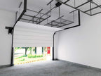 FLEXIMOUNTS 4x8 Overhead Garage Storage Rack, Adjustable Organization System, Heavy-Duty Metal Ceiling Racks, 2 pack, Black, Classic Series