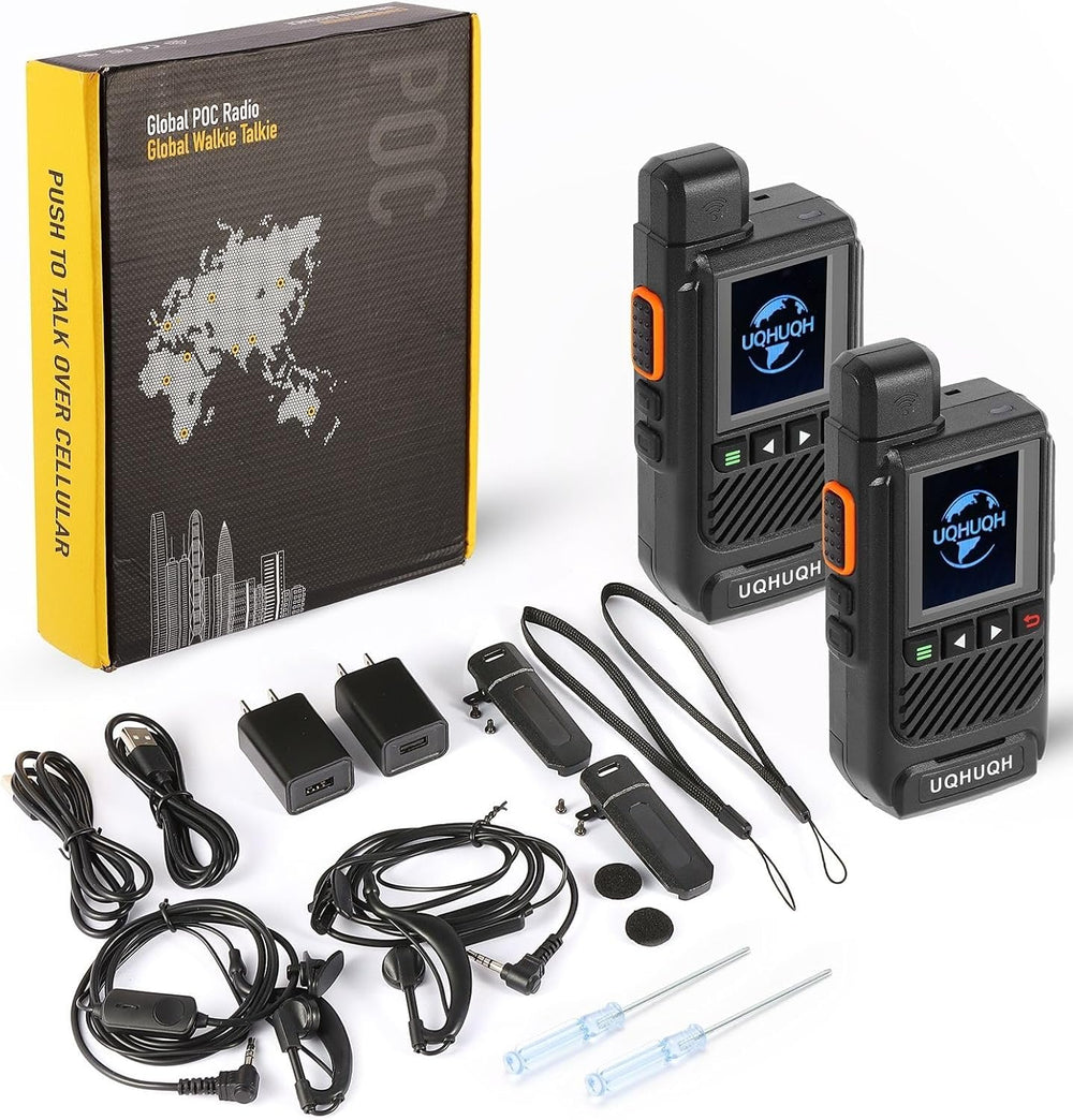 Lifetime Free Unlimited Range Walkie Talkies, 4G LTE POC Radio Set