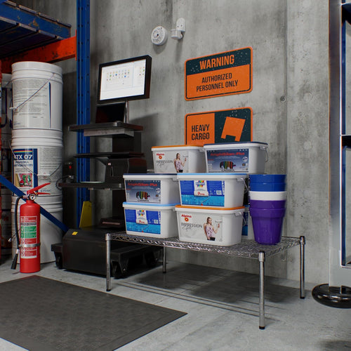 24" Deep x 42" Wide x 14" Height Wire Shelving Kit | 1-Tier | NSF Commercial Storage Rack Unit