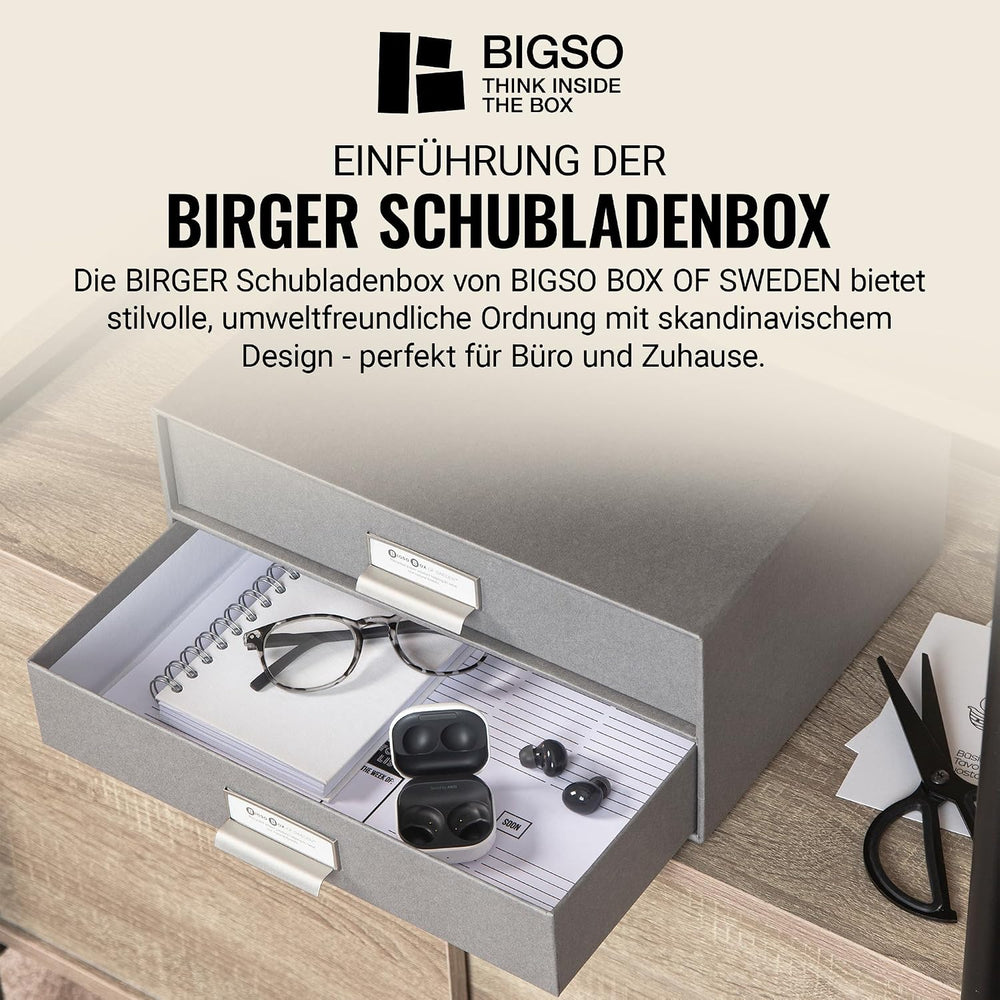 STORE.IT Bigso Box Birger 943154144 Storage Box with Drawers 33 x 25 x 14.5 c...