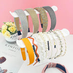 Bigfety Headband Holder, Acrylic Headband Organizer Stand, Hair Accessories Storage (2-Tier & 2-Panel)