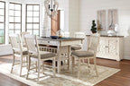 Signature Design by Ashley Bolanburg French Country Dining Room Server, Two-tone White & Brown