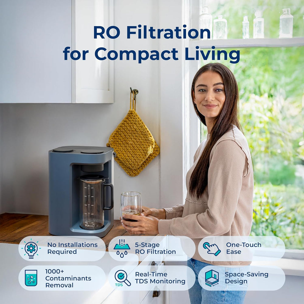 Bluevua RO100ROPOT-Lite Countertop Reverse Osmosis Water Filter
