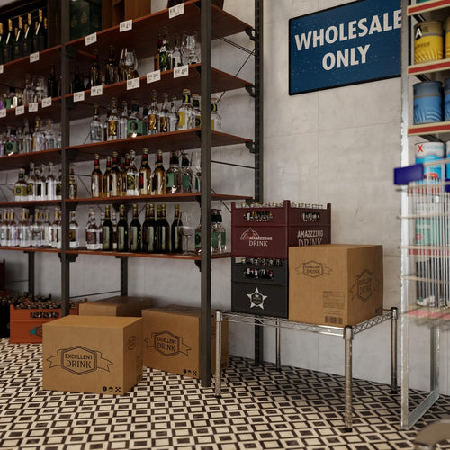 21" Deep x 24" Wide x 14" Height Wire Shelving Kit | 1-Tier | NSF Commercial Storage Rack Unit