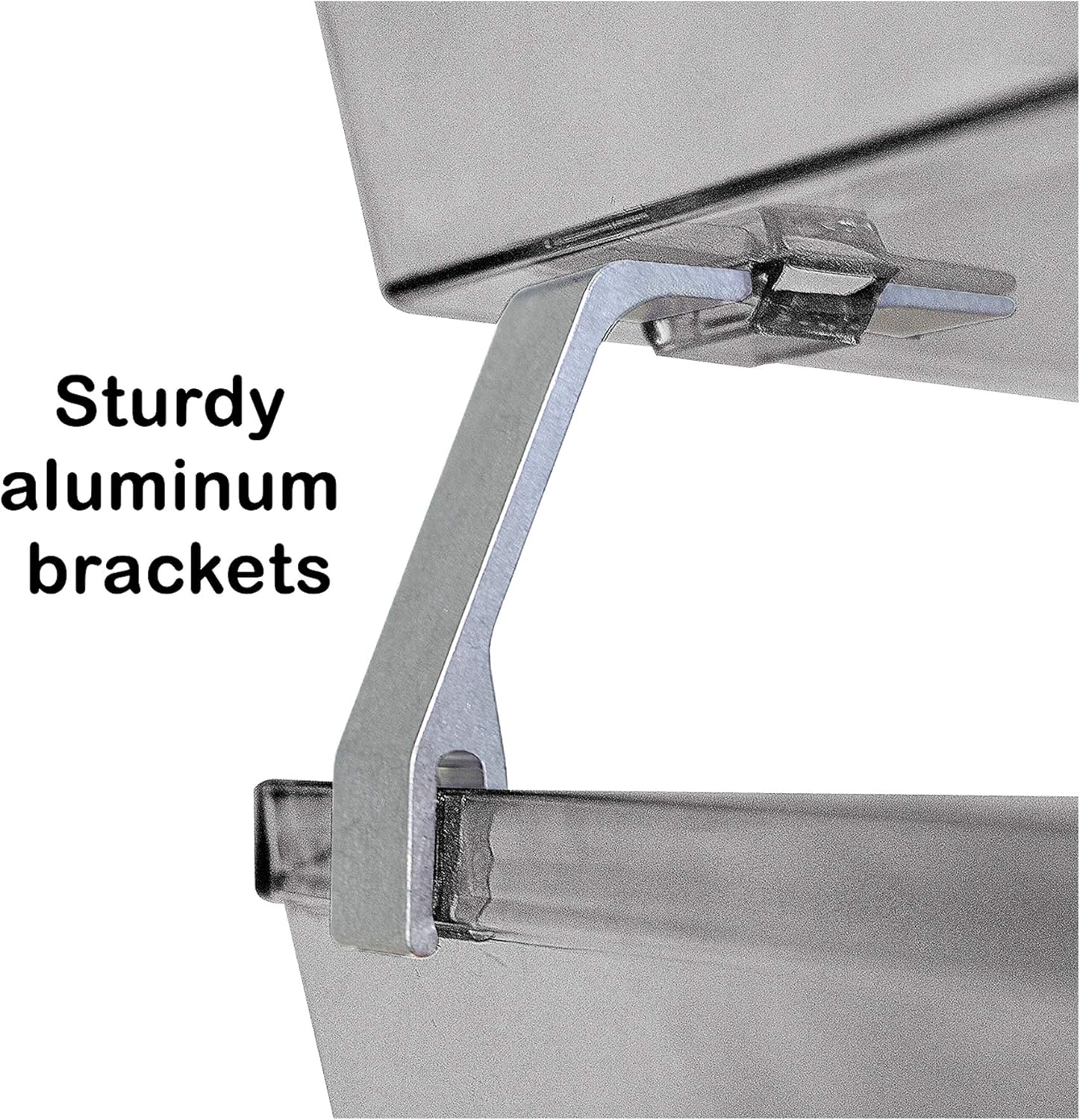 Acrimet Facility 2 Tier Letter Tray, Side Load, Letter Size/A4, Desktop File Organizer, Plastic (Clear Smoke Color)