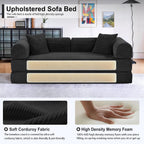 JJJ 78 inch Boneless Sofa Bed Sleeper Couch | Versatile Futon Sofa, Corduroy Fabric, Convertible Couch Bed, No Assembly