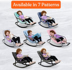 Special Supplies Sensory Rocking Chair for Kids - Comfortable Kids Rocker- Versatile Floor Chair with Soft Fabric and Stability for Playroom, Bedroom, or Nursery (Ages 3+) (Grey)