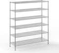 24" Deep x 72" Wide x 86" Height Wire Shelving Kit | 6-Tier | NSF Commercial Storage Rack Unit