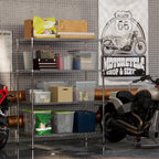 24" Deep x 48" Wide x 64" Height Wire Shelving Kit | 4-Tier | NSF Commercial Storage Rack Unit
