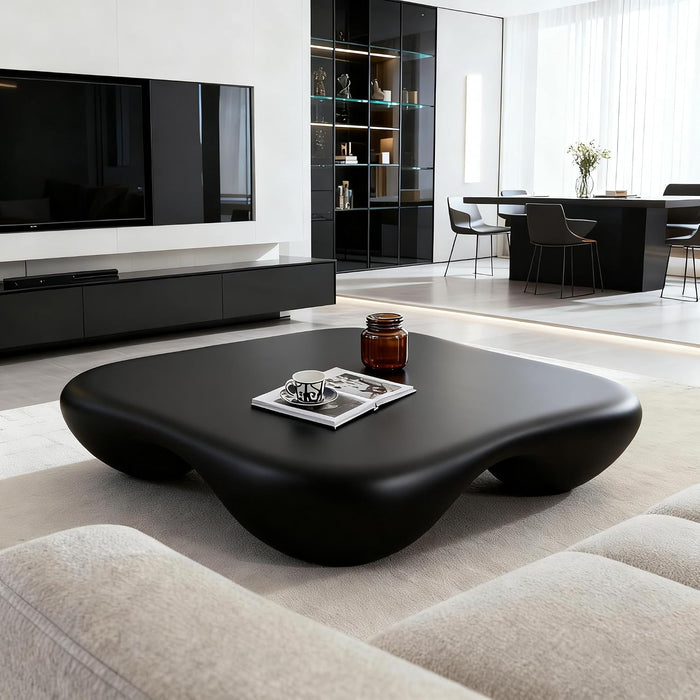 39.37" Modern Low Coffee Table for Living Room (39.37" X 11.81")