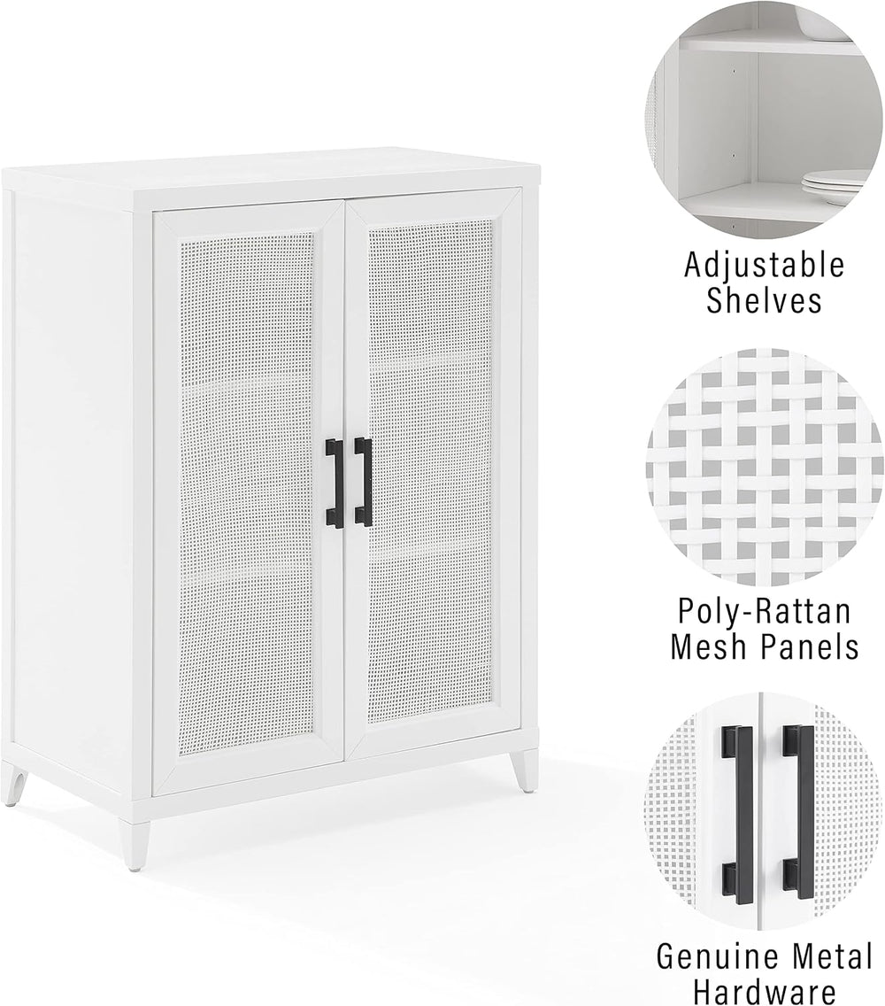 Crosley Furniture Milo Stackable Pantry Storage Cabinet with Shelves, Kitchen...