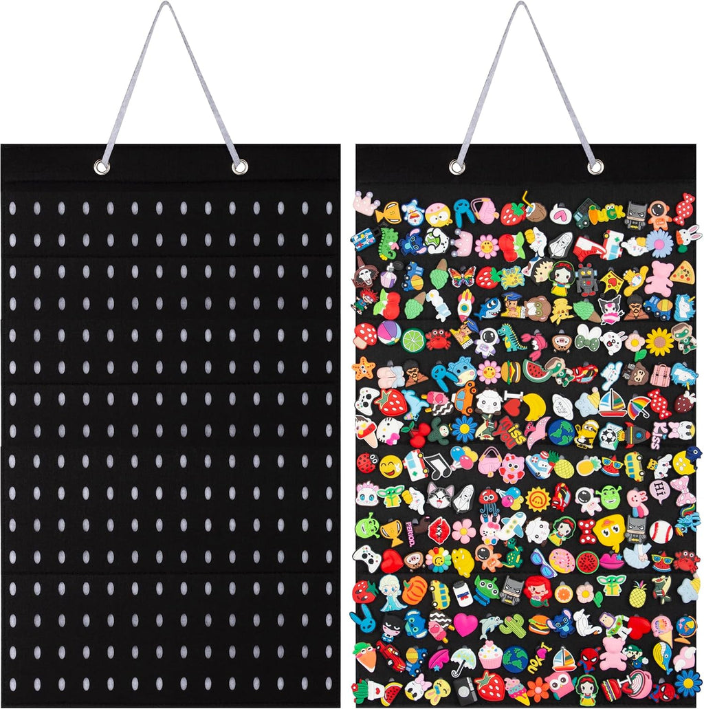 PACMAXI Hanging Shoe Charm Holder with 224 Holes