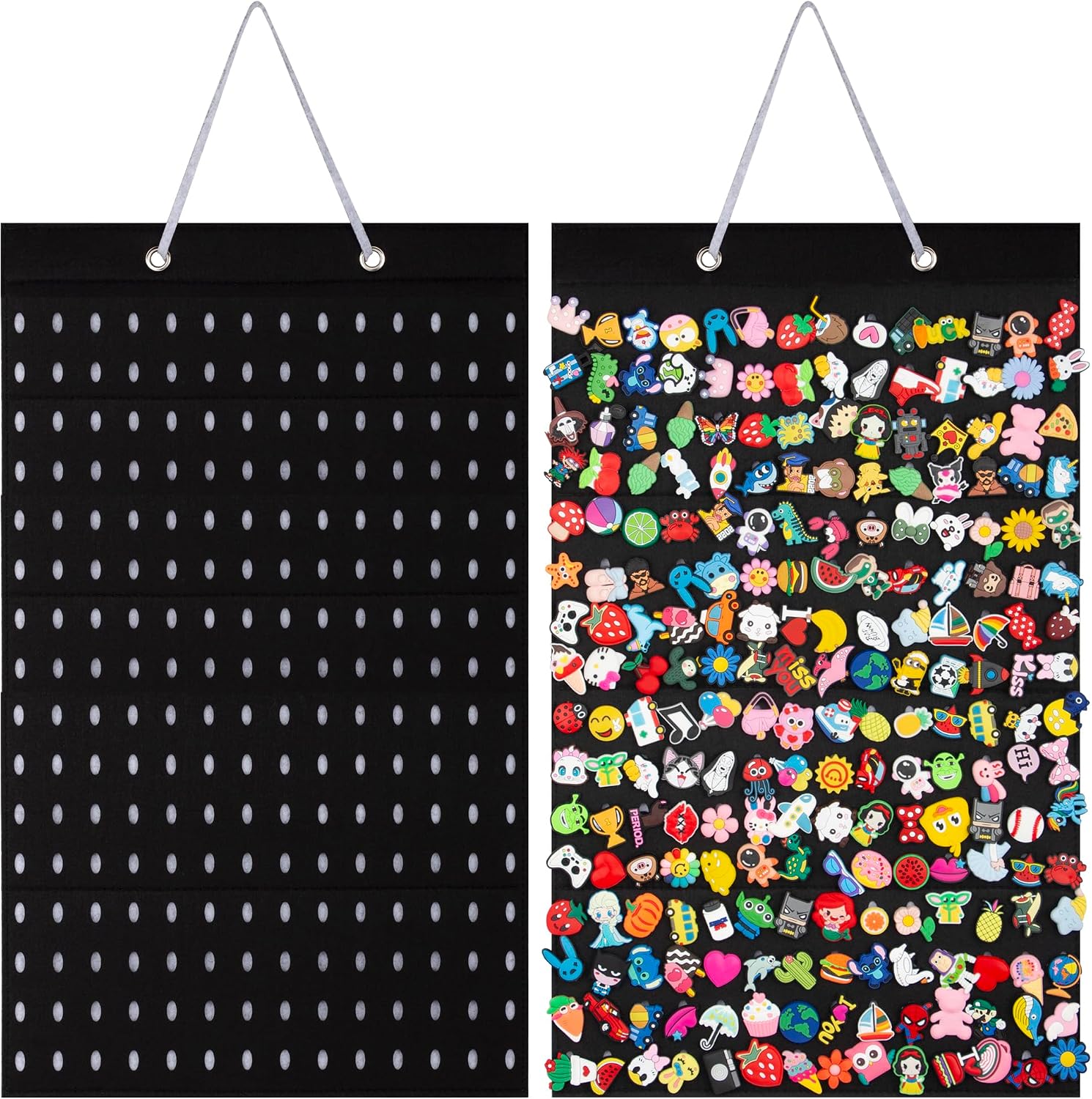 PACMAXI Hanging Shoe Charm Holder with 224 Holes